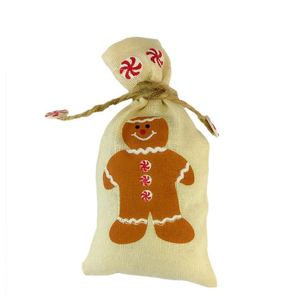 Christmas Scene Decoration Tableware Cover Christmas Creative Sackcloth Dishes Bags Gifts Bags, Random Style Delivery-garmade.com