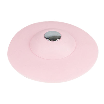 2 PCS Silicone Drain Stopper Deodorant Sink Bathtub Floor Drain Protector(Pink)-garmade.com