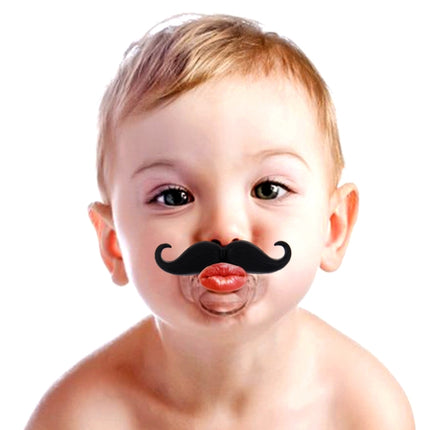 Funny Infant Mustache Baby Appease Nipple-garmade.com