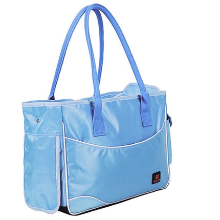 DODOPET TV-524 Portable Pet Handbag Shoulder Bag for Cat / Dog and Other Pets / Can Be Totally Enclosed Large, Size:51*34.5*21.5cm(Blue)-garmade.com