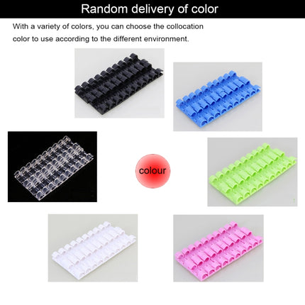 100 PCS Cable Fixed Clip Wire Organizer with Adhesive Random Color Delivery-garmade.com