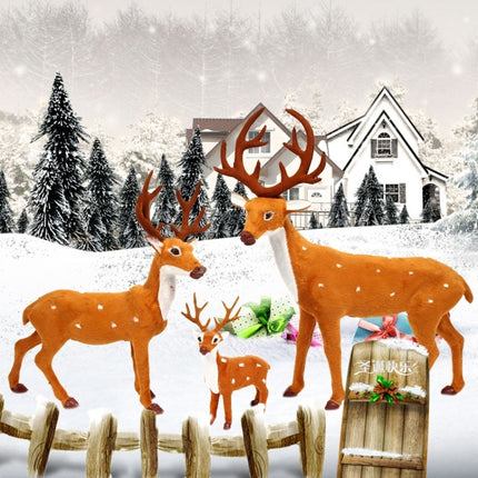 Christmas Simulation Deer Christmas Decoration, Size: 21*15.5*5.5cm-garmade.com