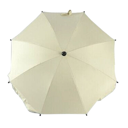 Adjustable Laciness Umbrella For Golf Carts, Baby Strollers/Prams And Wheelchairs To Provide Protection From Rain And The Sun(White)-garmade.com