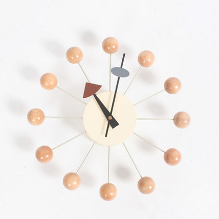 Stylish Background Minimalis Circular Balls Candy Wall Clock Creative Decoration Clock Ferris Wheel Clock, Diameter 32cm-garmade.com