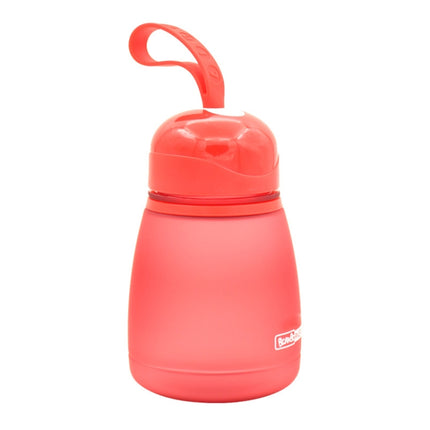 308ml Plastic Screw Top Child Cute Water Bottle(Red)-garmade.com