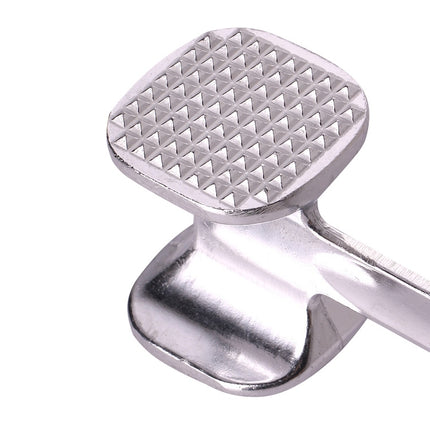 Aluminum Alloy Loose Tenderizers Meat Hammer Steak Pork Kitchen Tools, Small Size: 4.5 x 19.0cm-garmade.com