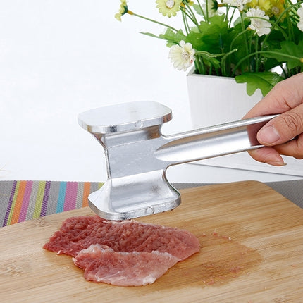 Aluminum Alloy Loose Tenderizers Meat Hammer Steak Pork Kitchen Tools, Small Size: 4.5 x 19.0cm-garmade.com