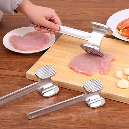 Aluminum Alloy Loose Tenderizers Meat Hammer Steak Pork Kitchen Tools, Small Size: 4.5 x 19.0cm-garmade.com