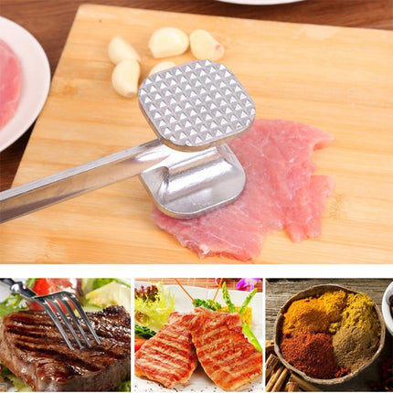 Aluminum Alloy Loose Tenderizers Meat Hammer Steak Pork Kitchen Tools, Small Size: 4.5 x 19.0cm-garmade.com