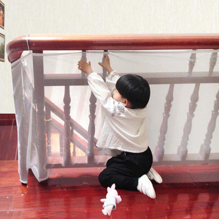 3m Thickening Safety Cope Braided Balcony Stair Safety Net for Child(Green)-garmade.com