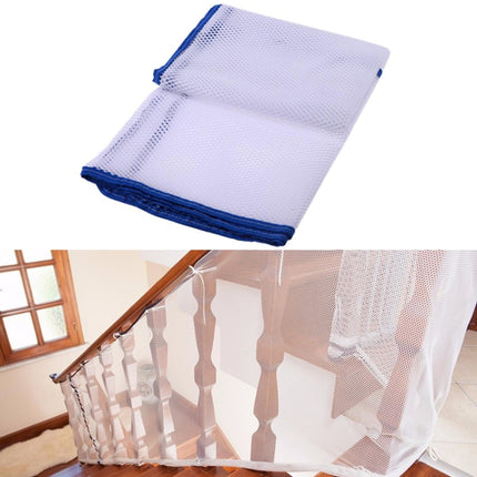 3m Thickening Safety Cope Braided Balcony Stair Safety Net for Child(Blue)-garmade.com