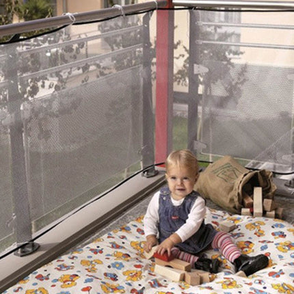 3m Thickening Safety Cope Braided Balcony Stair Safety Net for Child(Purple)-garmade.com