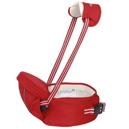 Ergonomic Baby Carrier with Hip Seat for Baby with Reflective Strip for 0-3 Years Old(Red)-garmade.com