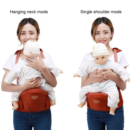 Ergonomic Baby Carrier with Hip Seat for Baby with Reflective Strip for 0-3 Years Old(Red)-garmade.com