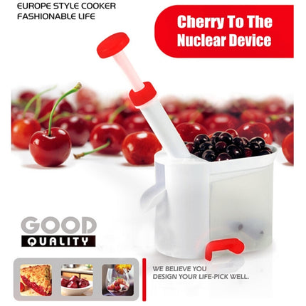 Kitchen Tool High Quality Cherry Corer Pits Fruit Core Stoner Remover Puncher-garmade.com