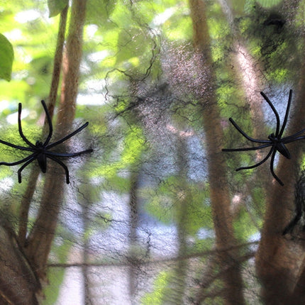 Halloween Props Cotton Yarn Spider Webs, Random Color Delivery-garmade.com