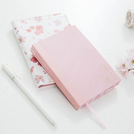 Creative Notebook See Also The Sakura PU Hand Book Suit Gift Notebook School Office Supplies, Random Color Delivery-garmade.com