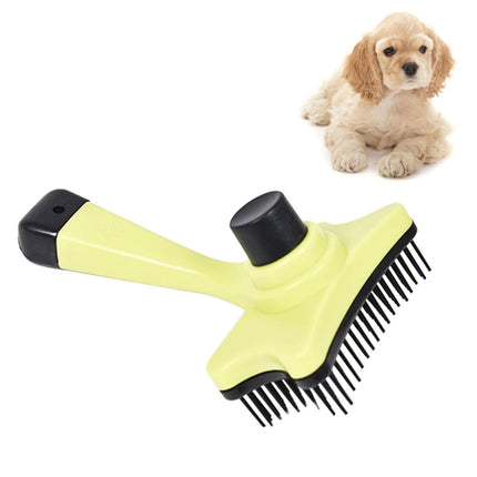Elite Multi-functional Plastic Grooming Comb Cut Tangles Tool Pet Brushes(Green)-garmade.com