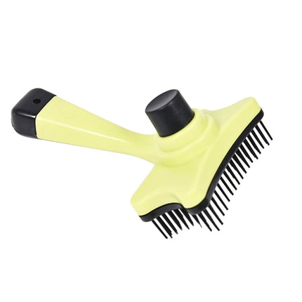 Elite Multi-functional Plastic Grooming Comb Cut Tangles Tool Pet Brushes(Green)-garmade.com