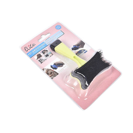 Elite Multi-functional Plastic Grooming Comb Cut Tangles Tool Pet Brushes(Green)-garmade.com