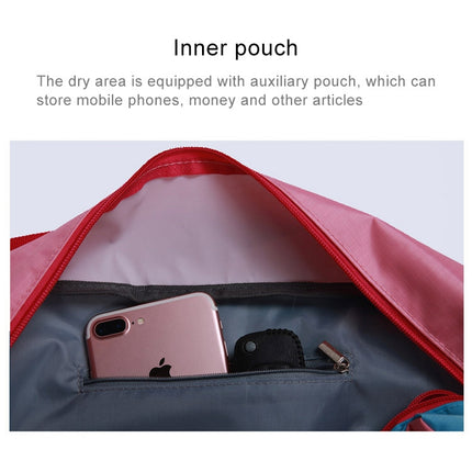 Outdoor Multifunction Waterproof Large Beach Bag Travel Bag Toiletry Bag(Pink)-garmade.com
