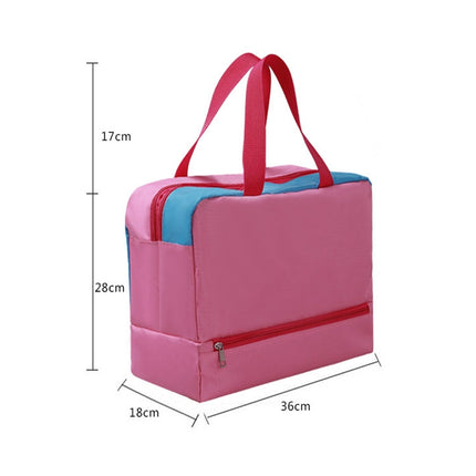 Outdoor Multifunction Waterproof Large Beach Bag Travel Bag Toiletry Bag(Pink)-garmade.com