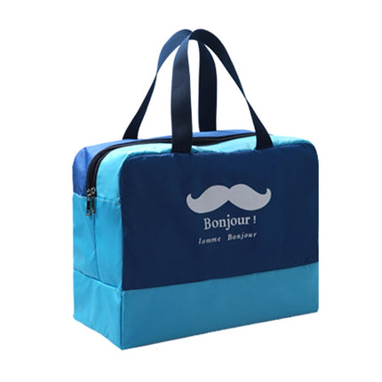 Outdoor Multifunction Waterproof Large Beach Bag Travel Bag Toiletry Bag(Navy Blue)-garmade.com