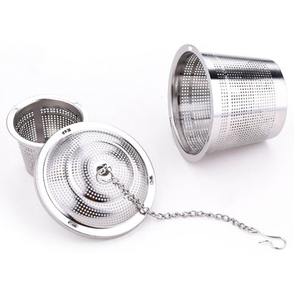 Stainless Steel Locking Spice Tea Strainer Mesh Infuser Tea Ball Filter, Middle Size: 6.5 x 6cm-garmade.com