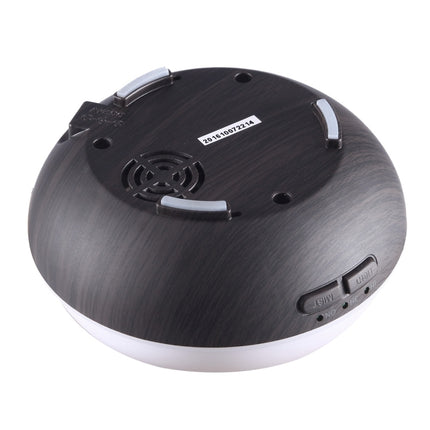 10W 150mL Wood Grain Aromatherapy Air Purifier Humidifier with LED Light for Office / Home Room(Black)-garmade.com