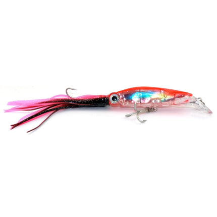 HENGJIA Octopus Shape Artificial Fishing Lures Bionic Fishing Bait with Hooks, Length: 14 cm, Random Color Delivery-garmade.com