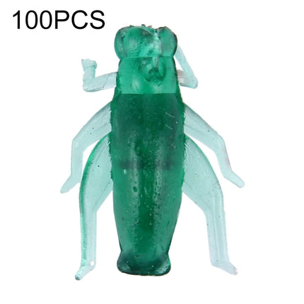 100 PCS Cricket Shape Fishing Lures Artificial Fishing Bait, Length: 2cm-garmade.com