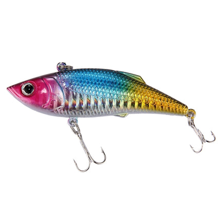 Color Coating Plastic Artificial Fishing Lures Fishing Topwater Floating Popper Lure Hit Water Waves Climb Fishing Bait with Hooks, Length: 7.5 cm-garmade.com