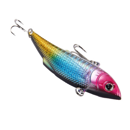 Color Coating Plastic Artificial Fishing Lures Fishing Topwater Floating Popper Lure Hit Water Waves Climb Fishing Bait with Hooks, Length: 7.5 cm-garmade.com