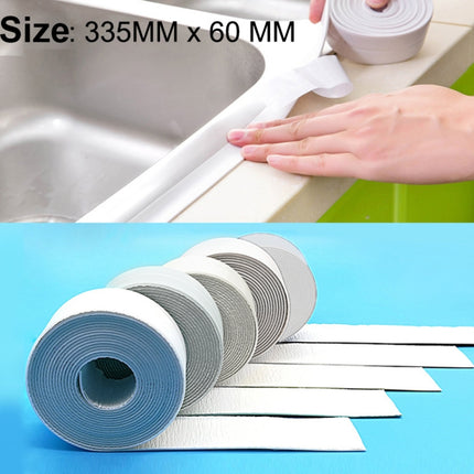PE Kitchen and Bathroom Waterproof and Mildew Proof tape Size:60mm x 3.35m(White)-garmade.com