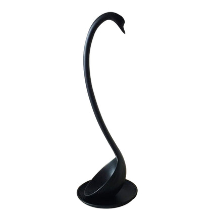 Stand Up Ladle Spoon with Tray for Home or Commercial Kitchen, Spoon Size: 28.5*8.2cm(Black)-garmade.com