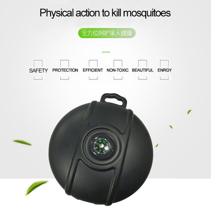 Q3 Outdoor Portable Solar Pest Control Insect Bugs Ultrasonic Mosquito Repellent Repeller Killer with Compass Function-garmade.com