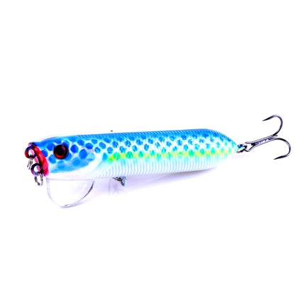 HENGJIA Artificial Fishing Lures Popper Bionic Fishing Bait with Hooks, Length: 9.5 cm, Random Color Delivery-garmade.com