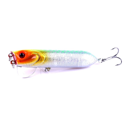 HENGJIA Artificial Fishing Lures Popper Bionic Fishing Bait with Hooks, Length: 9.5 cm, Random Color Delivery-garmade.com