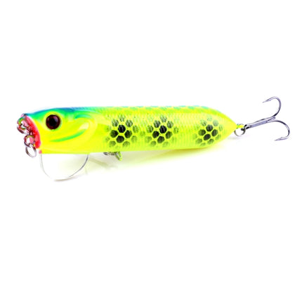 HENGJIA Artificial Fishing Lures Popper Bionic Fishing Bait with Hooks, Length: 9.5 cm, Random Color Delivery-garmade.com