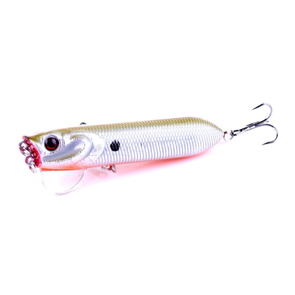 HENGJIA Artificial Fishing Lures Popper Bionic Fishing Bait with Hooks, Length: 9.5 cm, Random Color Delivery-garmade.com