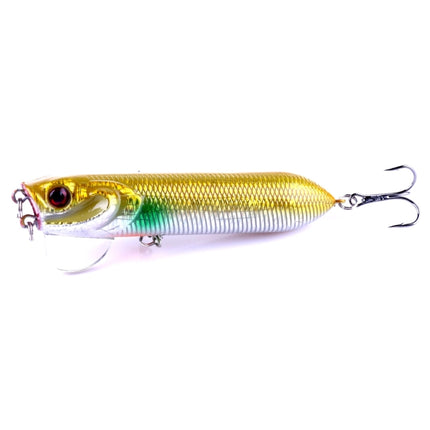 HENGJIA Artificial Fishing Lures Popper Bionic Fishing Bait with Hooks, Length: 9.5 cm, Random Color Delivery-garmade.com