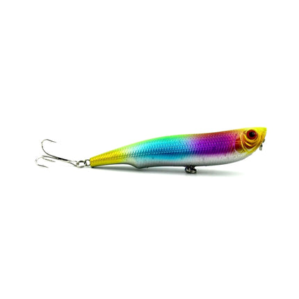 HENGJIA Artificial Fishing Lures Popper Bionic Fishing Bait with Hooks, Length: 10.5 cm, Random Color Delivery-garmade.com