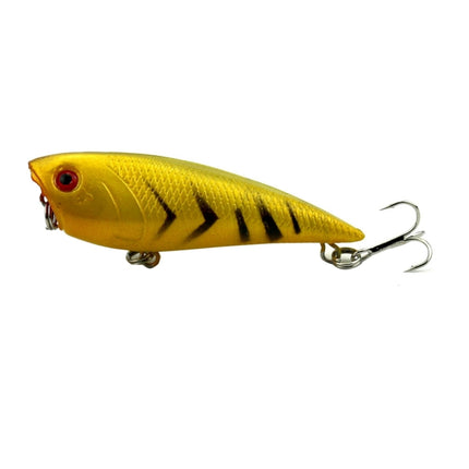 HENGJIA Artificial Fishing Lures Popper Bionic Fishing Bait with Hooks, Length: 7 cm, Random Color Delivery-garmade.com