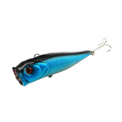 HENGJIA Plastic Artificial Fishing Lures Popper Bionic Fishing Bait with Hooks, Length: 9 cm, Random Color Delivery-garmade.com