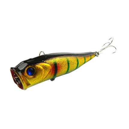 HENGJIA Plastic Artificial Fishing Lures Popper Bionic Fishing Bait with Hooks, Length: 9 cm, Random Color Delivery-garmade.com