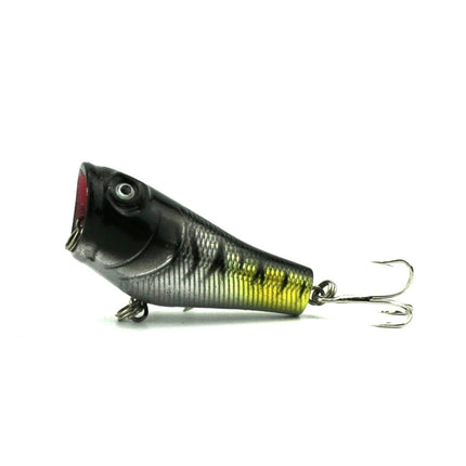 HENGJIA Plastic Artificial Fishing Lures Popper Bionic Fishing Bait with Hooks, Length: 5 cm, Random Color Delivery-garmade.com