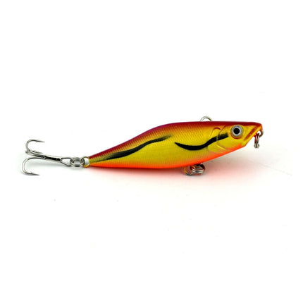 HENGJIA Artificial Fishing Lures Popper Bionic Fishing Bait with Hooks, Length: 7.5 cm, Random Color Delivery-garmade.com