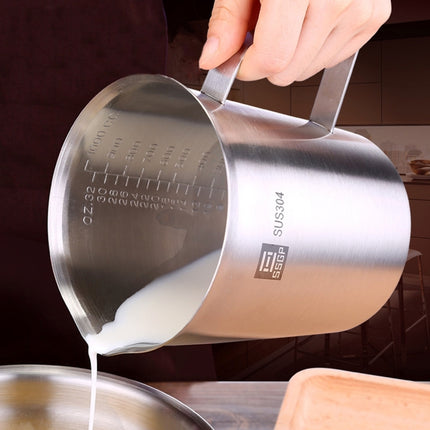 SSGP Kitchen Cooking Tool Stainless Steel Graduated Measuring Cups, Size: 10*9.5cm, 500ml-garmade.com