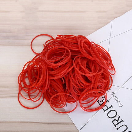 Red Sturdy Stretchable Elastic Rubber Bands Home School Office Supplies Stationery, 1KG Per Bag-garmade.com