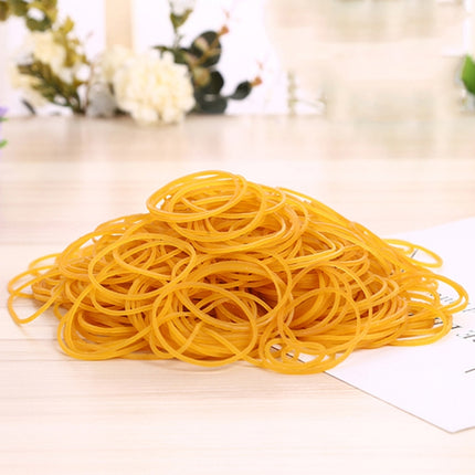 Yellow Sturdy Stretchable Elastic Rubber Bands School Office Supplies Stationery, 1KG Per Bag-garmade.com